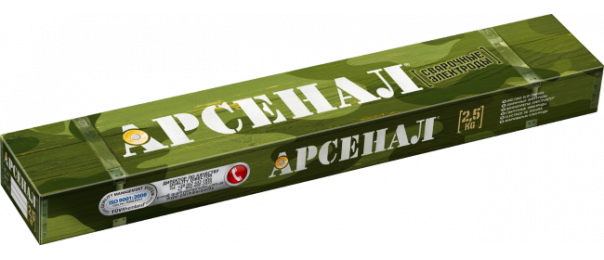 Электроды сварочные Арсенал МР-3, ф 3 мм (уп-2,5 кг) купить с доставкой в Яковлево